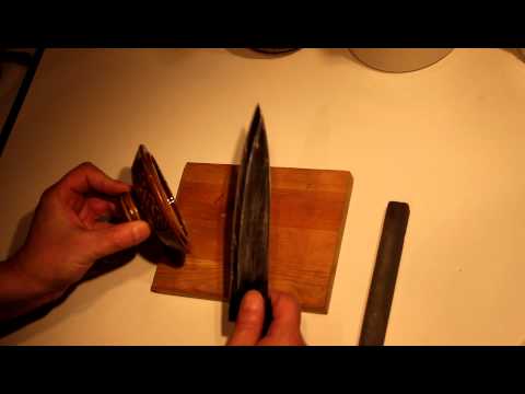 Wie schärfen Sie Messer richtig?