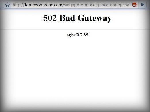 Was bedeutet das 502 Bad Gateway?