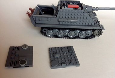 Wie man einen Tank von Lego macht?